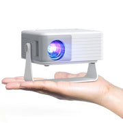 Mini Projector with WiFi and Bluetooth, AKIYO 2026 Upgraded Projector 1080P | Support Auto Keystone, 360° Rotating, Portable Projector for Home Theater/Outdoor, Compatible with iOS/Android/Laptop/PS5