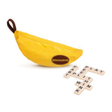 Bananagrams Classic Word Game, 144 Tiles in Banana Pouch, Travel Game | Fast-paced spelling & anagram game for 1-8 players; portable pouch, educational wordplay for kids and adults ages 7+