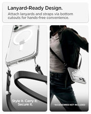Spigen for iPhone 18 Pro Max Case, for iPhone 17 Pro Max Case, Clear White | Ultra Hybrid MagFit, Anti-Yellowing Resin, Air Cushion Tech, Military-Grade Drop Protection, Compatible with MagSafe