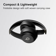 Beats Solo 4 - Wireless On-Ear Bluetooth Headphones, Up to 50-Hour Battery Life, Ultra-Lightweight Comfort, Powerful and Balanced Sound, Apple & Android Compatible - Matte Black