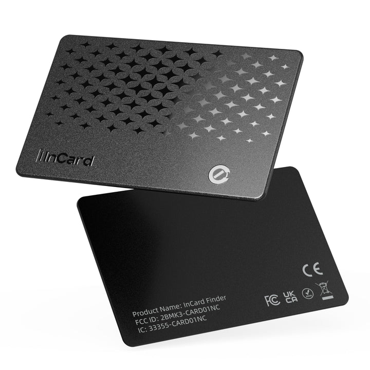 Wallet Tracker Card 0.06in Slim Tracking Card,10 Years Battery Bluetooth Smart Card,Android & iOS Wallet Tracker,Work with Apple Find My & Google Find Hub,IP68 GPS Tracker for Vehicles,Wallet,Keys
