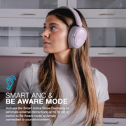JLab JBuds Lux ANC Wireless Over-Ear Headphones, Mauve