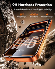 UNBREAKcable 3-Pack Screen Protector for iPhone 17 Pro Max Tempered Glass | Shatterproof, Easy Install, 9H Hardness, 99.99% HD Clear, Bubble-Free, Anti-Fingerprint, Scratch Resistant, Case Friendly