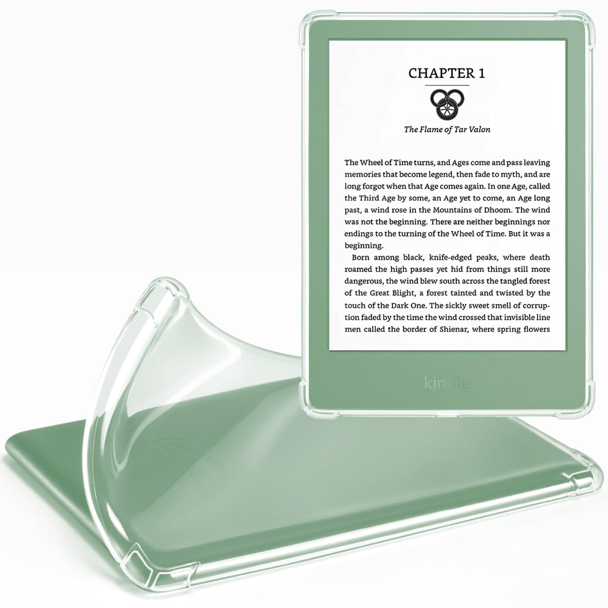 CoBak Clear Case Exclusively for 6" Kindle 2024 & 2022(11th Generation) | Ultra Slim Soft TPU Transparent Cover, Lightweight and Durable Protection, transparent