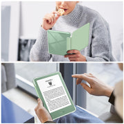 Fintie Slim TPU Case for 6" Kindle 11th Generation 2024/2022, Agave Green | Ultra Clear Transparent Soft TPU Back Cover Lightweight Shell, Auto Wake/Sleep,for All-New Kindle 2024/2022 11th Gen e-Reader