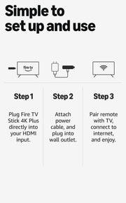 Amazon Fire TV Stick 4K Plus with AI-powered Fire TV Search, Wi-Fi 6, stream hundreds of thousands of movies and shows, free & live TV, find shows faster with Alexa+