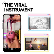 Otamatone Japanese Electronic Synthesizer Musical Instrument Toy - White | Portable Music Synthesizer from Japan by Maywa Denki Studio Award Winning Educational Fun Gift for Children, Teens & Adults