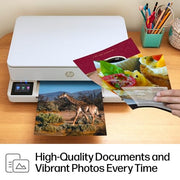 HP Envy 6155 Wireless All-in-One Color Inkjet Printer, Print, Scan, Copy, Duplex Printing Best-for-Home, 3 Month Trial of Instant Ink Included, AI-Capable (C2WR7A) Portobello