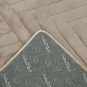 Diamond Weave Faux Fur Jacquard Plush Play Mat