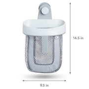 Munchkin Super Scoop Hanging Bath Toy Organizer, Grey
