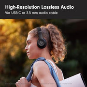 Beats Solo 4 - Wireless On-Ear Bluetooth Headphones, Up to 50-Hour Battery Life, Ultra-Lightweight Comfort, Powerful and Balanced Sound, Apple & Android Compatible - Matte Black