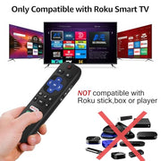 Gotellx 2 Pack Replacement Remote Controls for Roku TV | No Setup Required, for TCL/Hisense/Sharp/Philips/Onn/Element Roku TV (Not for Roku Stick,Box or Speaker)
