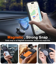 Temdan Magnetic for iPhone 18 Pro Max Case/iPhone 17 Pro Max Case Stand | [Built-in Invisible Kickstand][Compatible with MagSafe][Military Grade Shockproof] Slim Translucent Matte Phone Case 6.9"