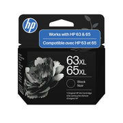 HP 63XL/65XL Black High-Yield Ink Cartridge (Replaces Both 63XL & 65XL) | Works with AMP; DeskJet 1100, 2100, 2600, 3600; Envy 4500, 5000; OfficeJet 3800, 4600, 5200 Series | B7RT5AN