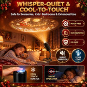 10 Pack Plug and Play HD Christmas Projector, 10 Festive Scenes, 360° Flexible Neck for Bedroom,Home Theater,Car