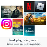 Amazon Fire HD 8 tablet (newest model), 8” HD Display, 4GB memory, 64GB, responsive and vibrant, designed for portable entertainment, Black