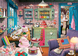 Wonder Forge The Cake Shed 1000 Piece Jigsaw Puzzle for Adults | A Charming Cake Shop Scene, Distinctive, Interlocking Pieces Offer A Sweet Visual Challenge, Ages 14+