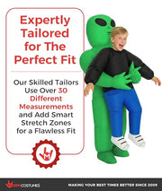 Morph Alien Costume, Alien Costume Kids, Halloween Costumes for Boys | Inflatable Alien Costume with Built-In Fan & Battery Pack, Inflates in 60 Seconds, Perfect Boys Halloween Costume