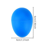 Augshy 40PCS Plastic Egg Shakers Percussion Musical Maracas Easter Eggs with a Storage Bag for Music Learning DIY Painting(8