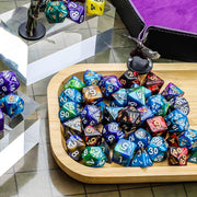 CiaraQ Polyhedral Dice Set - DND Role Playing Dice | Acrylic RPG Dice for Dungeons and Dragons MTG Table Games, Multi-color, 35pcs