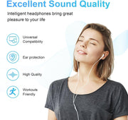 USB C Headphones Wired for iPhone 17/16, Type C Earphones with Microphone & Remote Noise Cancelling Earbuds for iPhone 16/15 Pro Max, iPad, Galaxy S23/S22/S21/S20, Pixel 7/6/5/4