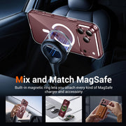 Temdan for iPhone 18 Pro Max Case/iPhone 17 Pro Max Case Clear | Compatible with Magsafe, Screen Protector, Military-Grade Protection, Shockproof Slim Magnetic Phone Case,6.9"