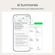 Plaud NotePin S Wearable AI Voice Recorder, Transcribe & Summarize, Black | AI Note Taker for Meetings Interviews, Professionals, Teams, 112 Languages, App Control, Find My, 4 Accessories