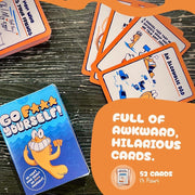 Go F Yourself! Grown Up Go Fish Card Game, Funny Gag Gift Card Deck | 52 Playing Card Deck of 13 Unique Pairs, 2+ Players, Funny Party Game for Game Night, Bachelorette Parties, Travel, Camping