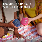Ultimate Ears WONDERBOOM 4 Portable Waterproof Speaker - Blue | Balanced 360-Degree Sound and Bass, Dustproof, Floating, 131ft (40m) Range