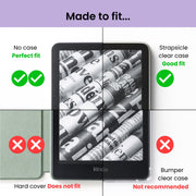 Strapsicle Hand Straps for Kindle Paperwhite & Kobo Aura H2O - Black