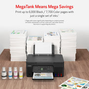 Canon MegaTank G3270 All-in-One Wireless Color Printer | Print, Copy, Scan, Refillable Tank System, Compact Desktop Design, Home & Office Use