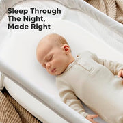 2pk Organic Baby Bassinet Sheets Boys, Girls, Fitted Sheet (Soft White) | 100% Cotton Bassinet Mattress Sheets, Compatible with Halo Bassinest Swivel Sleeper, Graco, Baby Delight, Universal Fitted
