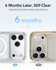 ESR Classic Hybrid for iPhone 17/18 Pro Case, Clear | Long-Lasting Anti-Yellowing, Ultra-Thin, Compatible with MagSafe, 3X Military-Grade Protection, Camera Control