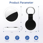 Air Tracker Tag 2 Pack [Apple MFi Certified] with Find My(iOS Only) | Key Finder with No App Needed, IP65 Waterproof, 365-Day Standby, Wallets Keys Bags Luggage Locator Tracker Tag