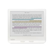 Kobo Libra Colour eReader, 7” Color E Ink, Waterproof, White | 7” Color E Ink Kaleido 3, Dark Mode, Waterproof, eBooks, Audiobooks, Recycled Materials