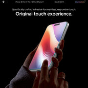 Spigen GlasTR EZ FIT Screen Protector for iPhone 18 Pro, 17 Pro, 17, 16 Pro | AluminaCore Aluminum-enhanced 9H+ tempered glass, Auto-align tray, 100% clarity, Original touch, Case-friendly, 2Pack