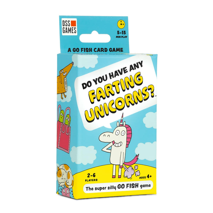 Do You Have Any Farting Unicorns? A Silly Go Fish Card Game | Ages 4+ | 52 Cards, 2-6 Players, Kids Birthday Parties, Classroom Fun, Playdates, Family Card Game, Quick & Portable Card Game