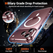 Temdan for iPhone 18 Pro Max Case/iPhone 17 Pro Max Case Clear | Compatible with Magsafe, Screen Protector, Military-Grade Protection, Shockproof Slim Magnetic Phone Case,6.9"