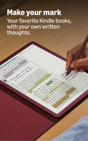 Amazon Kindle Scribe Colorsoft 64GB (newest model) — 11” paper-like color display — Write in notebooks, docs, and books. Read in any light. Pen included - Graphite