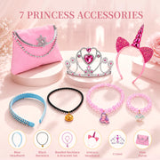 Meland Princess Dress Up Trunk for Girls 3-8, Toys Gift Set for Holidays