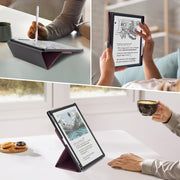 CoBak Stand Case for 11" Kindle Scribe 3rd Gen 2025 & Colorsoft | Two Viewing Angles – All-New PU Leather Cover with Auto Sleep/Wake, Built-In Pen & Tip Holders