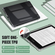 iDLEHANDS Clear Case for 7" Kindle Paperwhite 12th Gen & Kindle Colorsoft | Ultra Slim Soft TPU Transparent Cover & Lightweight, for All-New Kindle (2024 Released)