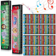 50 Pcs Harmonica for Kids 16 Holes Harmonicas Musical Instrument Toy