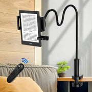 Kindle Stand with Remote Page Turner, Kindle Holder for Reading in Bed