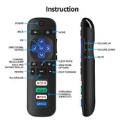 Gotellx 2 Pack Replacement Remote Controls for Roku TV | No Setup Required, for TCL/Hisense/Sharp/Philips/Onn/Element Roku TV (Not for Roku Stick,Box or Speaker)
