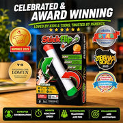 Stickflip How Many Flips can You Throw? | Electronic Flip Challenge Game | Auto-Counting Skill Toy for Kids, Teens & Adults | 10 Games Each with a High Score to Beat | Fun Gift & Party Game Ages 8+
