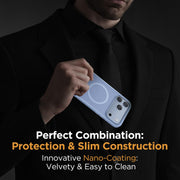 Miracase Magnetic for iPhone 18 Pro Case 6.3",Translucent Matte, Glacier | Compatible with MagSafe, Military-Grade Protection, Anti-Fingerprint, Rugged Shockproof Protective, Slim Thin Phone Case
