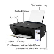 HP DeskJet 2955 Color Inkjet Printer | Wireless | All-in-One | Easy Home Printing | Color Documents | Mobile Compatibility | Print, Scan & Copy | Ideal for Home Use
