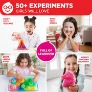 Doctor Jupiter Girls' First Science Experiments Kit for Kids Ages 4+ | Birthday Gift Ideas for Girls 4, 5, 6, 7, 8 Year Olds, Science Kits for Kids Ages 5-7, STEM Educational Toys