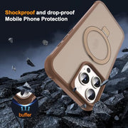 SKYLMW Compatible with iPhone 16 Pro Max Case with Stand,Desert Brown | iPhone 16 Pro Max Phone Case 6.9",Magnetic Ring Stand,Compatible with MagSafe,Military-Grade Protection,Great Grip Feeling